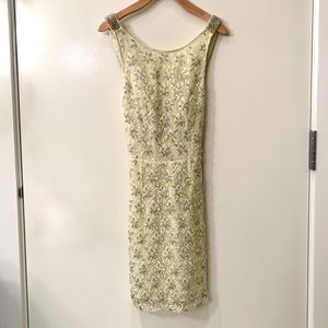 Topshop Beaded Lace Mini Dress